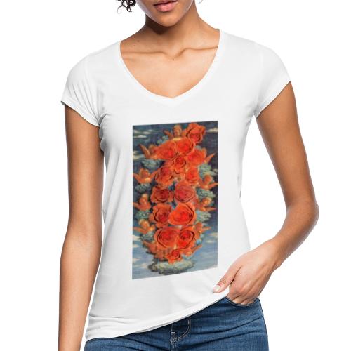 Ángeles y rosas Objetos con arte. Regalos originales - Camiseta vintage mujer