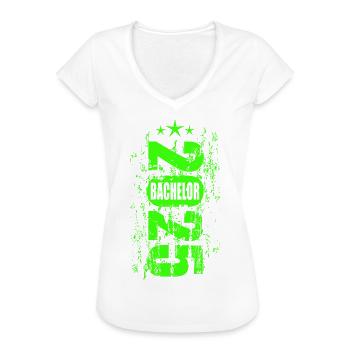 Bachelor 2025 Vintage - Frauen Vintage T-Shirt - Weiß - Vorne