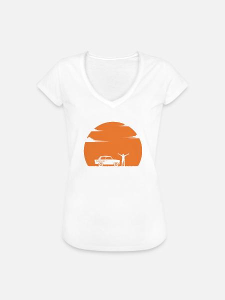 SonnenUntergang (-Edition) - Frauen Vintage T-Shirt - Weiß