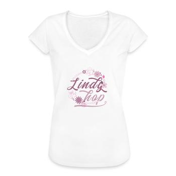 Lindy Hop Dance Vintage - Frauen Vintage T-Shirt - Weiß - Vorne