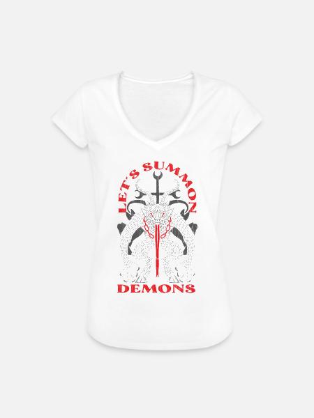 Occult - Frauen Vintage T-Shirt - Weiß