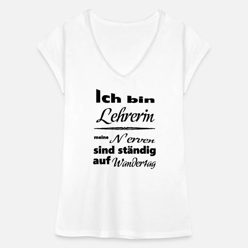 Lehrerin Spruch Lehrer Schule Beruf Geschenk Frauen Vintage T-Shirt