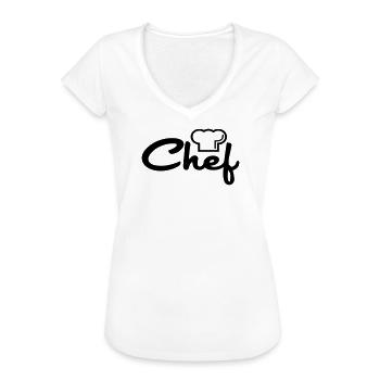 Head - Women's Vintage T-Shirt - white - Front - Danielle (179cm)