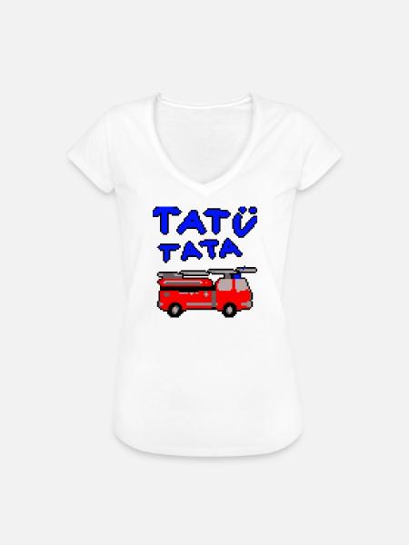 Feuerwehr Tatütata - Frauen Vintage T-Shirt - Weiß
