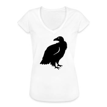 Vulture - Women's Vintage T-Shirt - white - Front - Danielle (179cm)