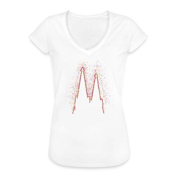 Kölner Dom Konfetti Im Herzen Karneval Herz Köln - Frauen Vintage T-Shirt - Weiß - Vorne