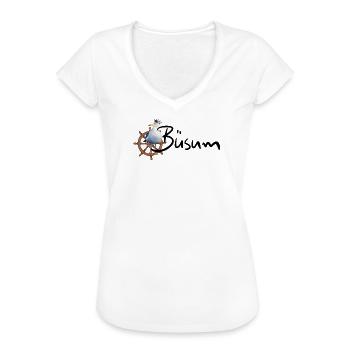 Königsvogel am Steuerrad - Frauen Vintage T-Shirt - Weiß - Vorne - Danielle (179cm)