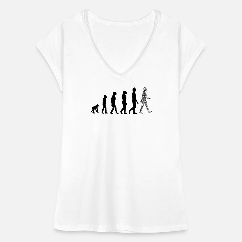 Evolution QR Code - Humor Gesundheits-Pass Frauen Vintage T-Shirt
