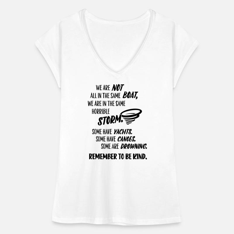 Denkt daran, freundlich zu sein – humorvolle Botschaft. Frauen Vintage T-Shirt