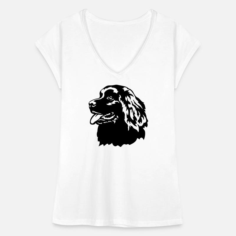 Terre-Neuve Head T-shirt vintage Femme