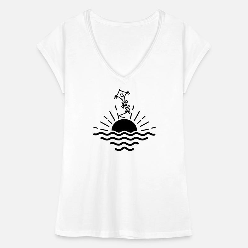 Sunset kite Women's Vintage T-Shirt