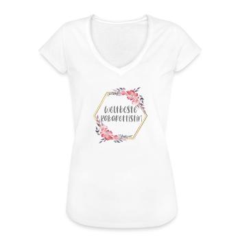 Weltbeste Kabarettistin Künstlerin Beruf Geschenk - Frauen Vintage T-Shirt - Weiß - Vorne - Danielle (179cm)