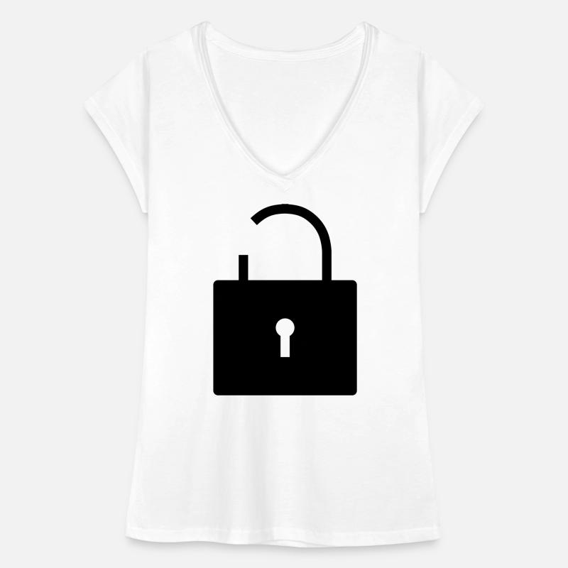 No security no security open lock lock Women's Vintage T-Shirt