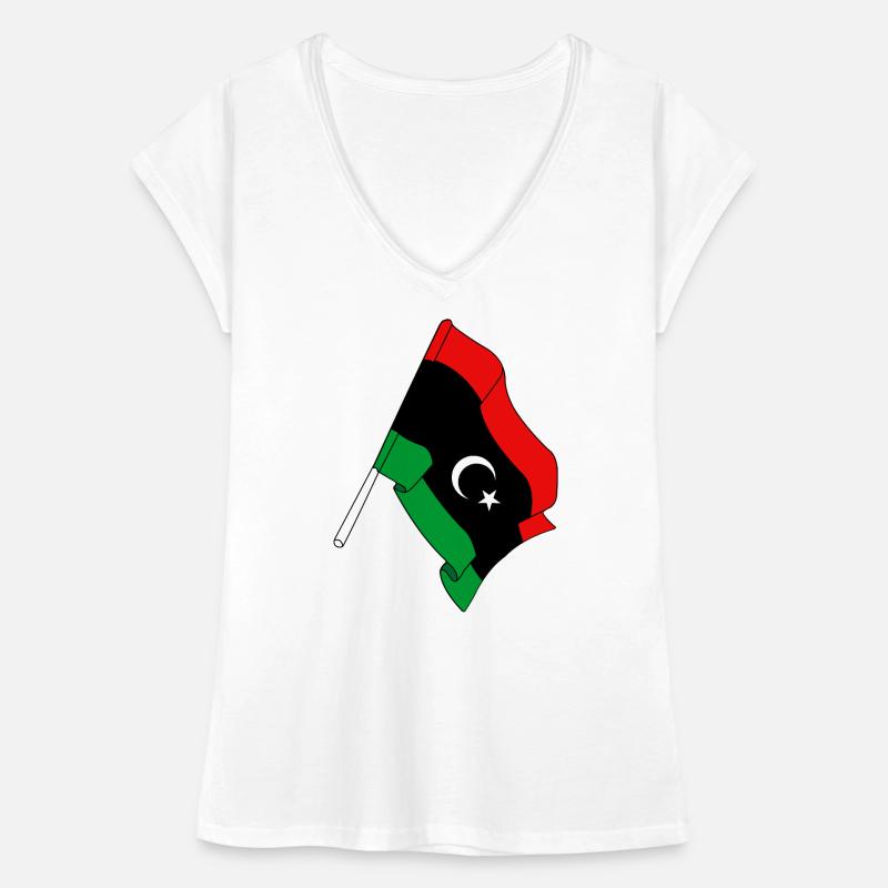 Flag Libya Women's Vintage T-Shirt