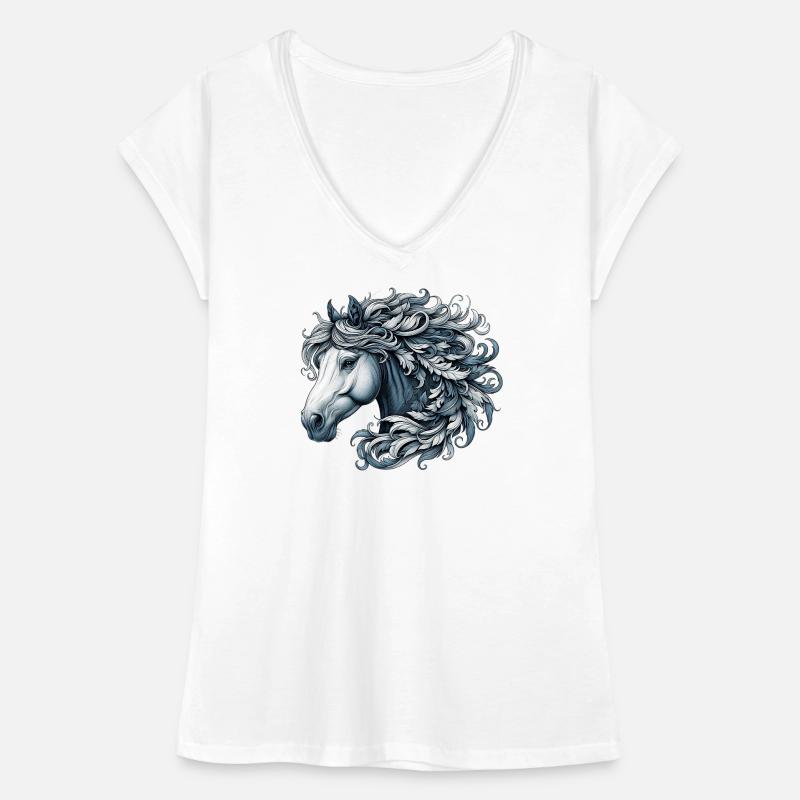 Pferd Frauen Vintage T-Shirt
