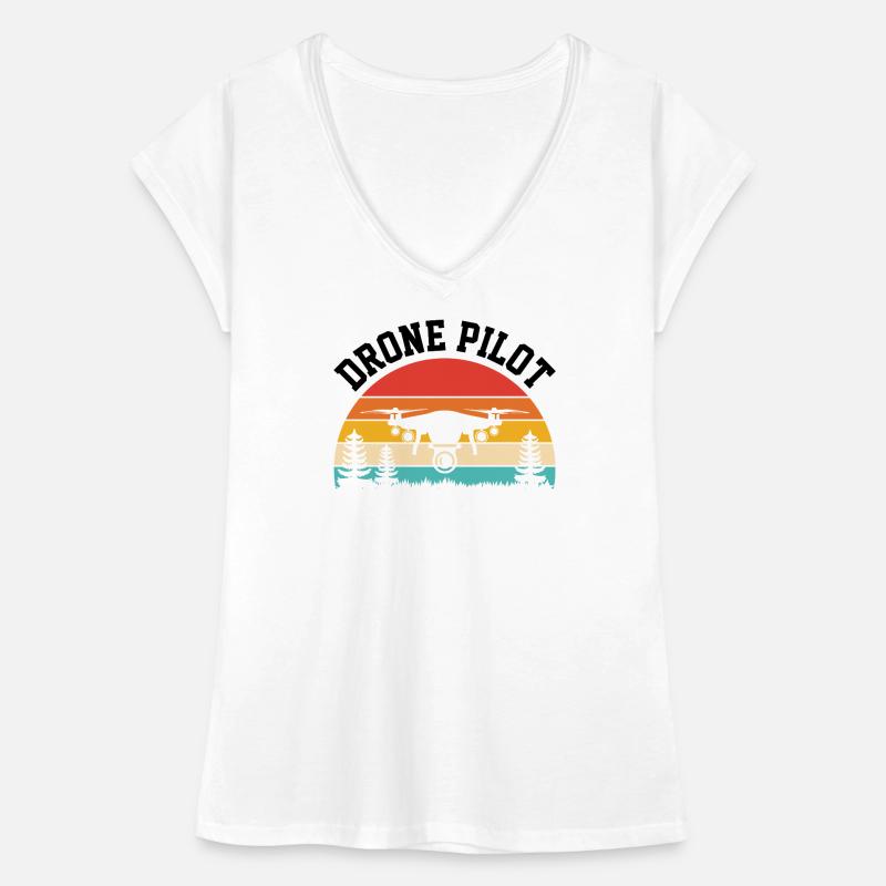 Pilote de drone T-shirt vintage Femme