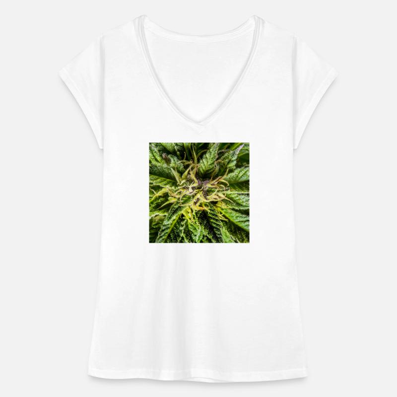 Les fleurs de cannabis, la marijuana, c’est tellement vert T-shirt vintage Femme