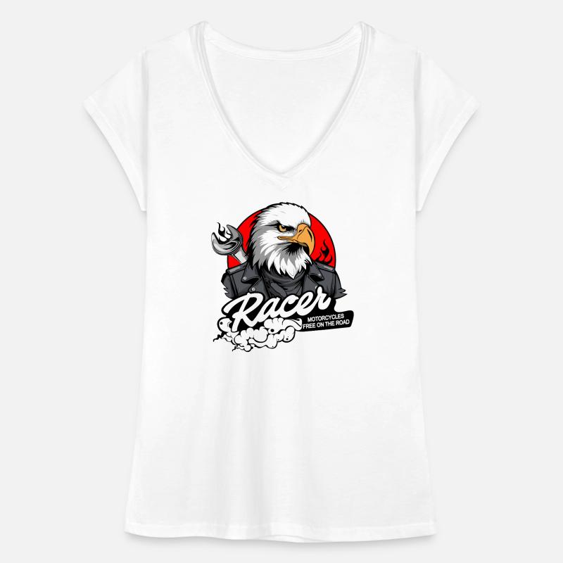 BIKER EAGLE T-shirt vintage Femme