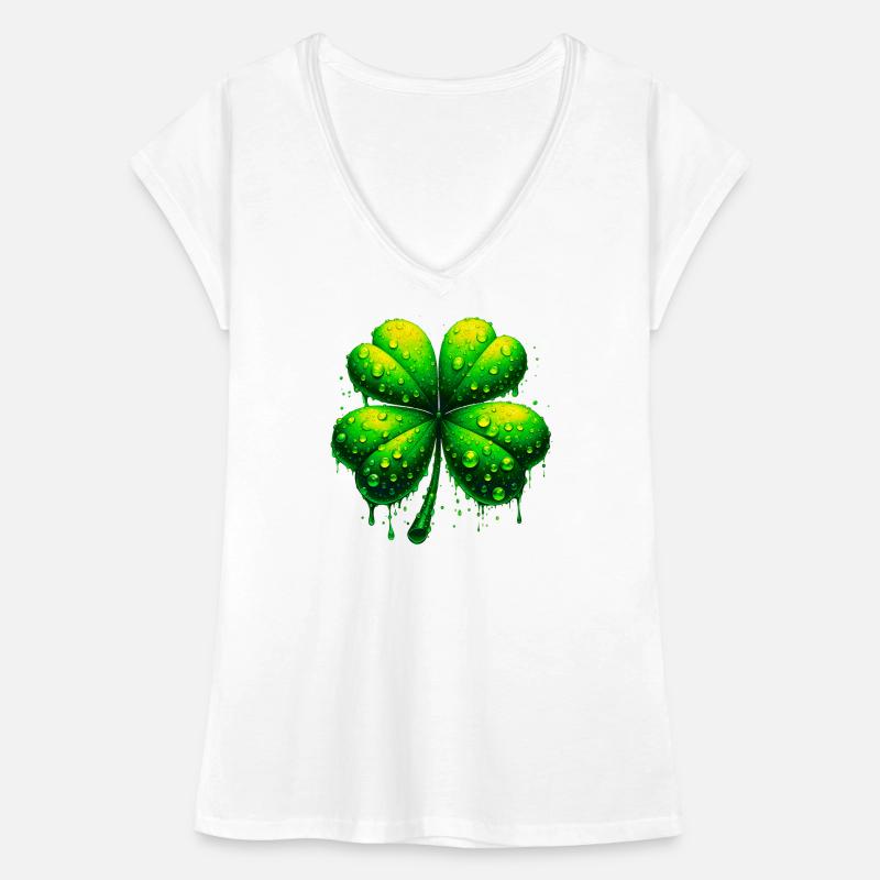 Four-leaf clover Women's Vintage T-Shirt