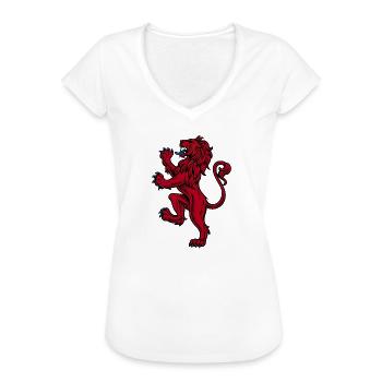 Scottish Lion Rampant - Women's Vintage T-Shirt - white - Front - Danielle (179cm)
