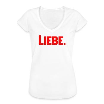 Amour - T-shirt vintage Femme - blanc - Devant - Danielle (179cm)