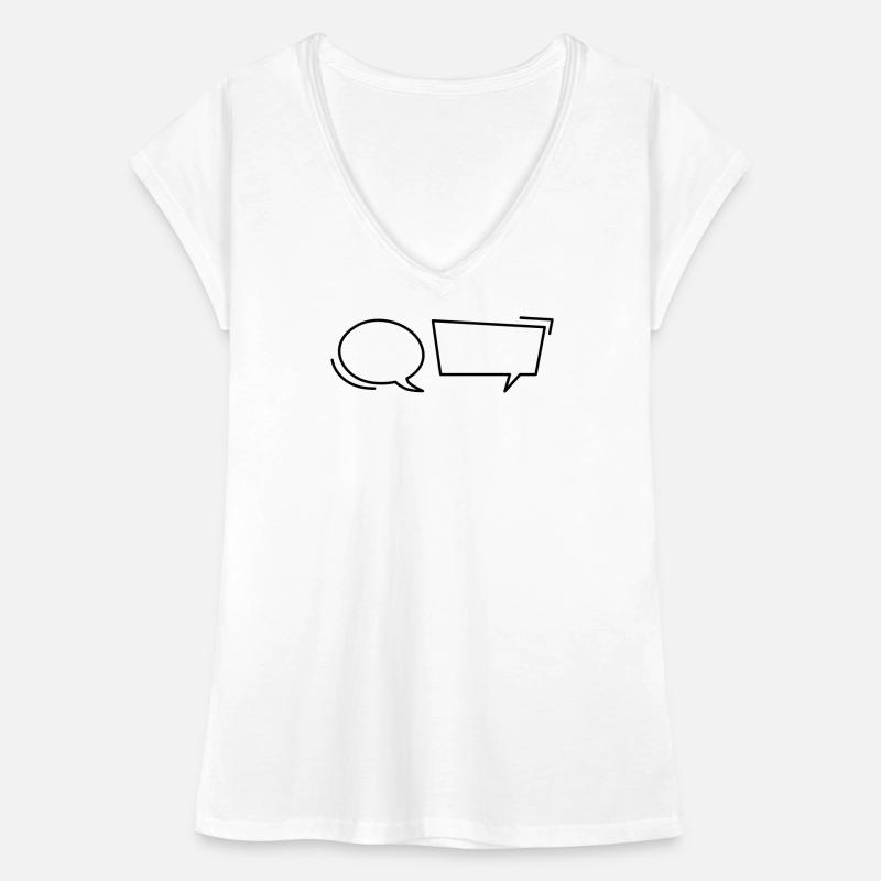 Comic speech bubbles Women's Vintage T-Shirt