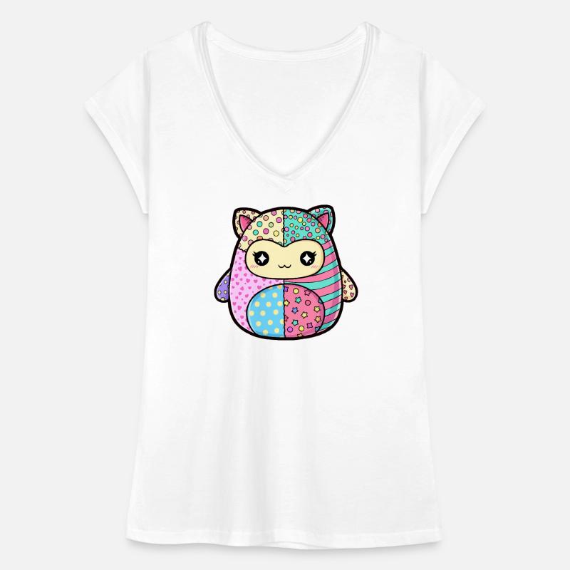 Patchwork Kitten Pastel Colors Women's Vintage T-Shirt