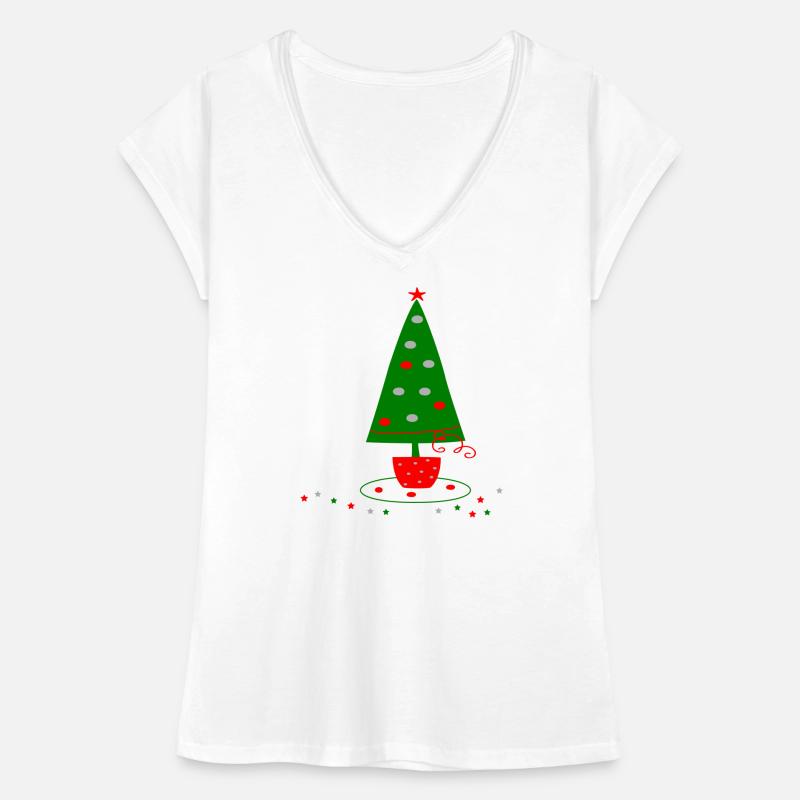 Weihnachtsbaum  Frauen Vintage T-Shirt
