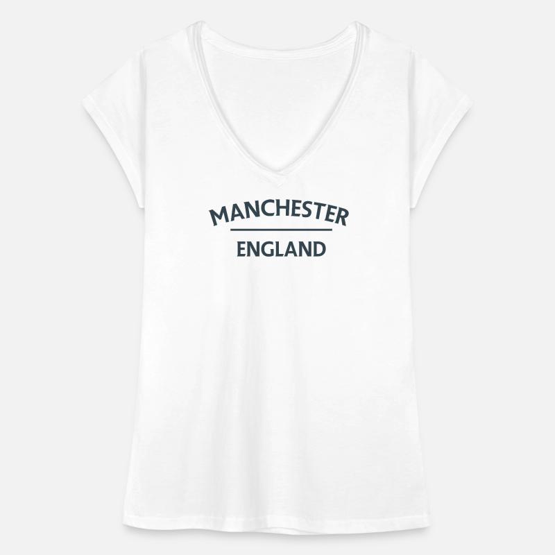 Manchester – England Lyric Design Women's Vintage T-Shirt
