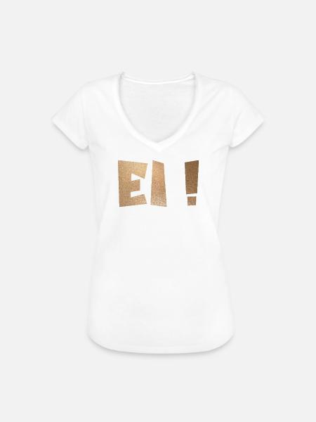 Eierschale Ei - Frauen Vintage T-Shirt - Weiß