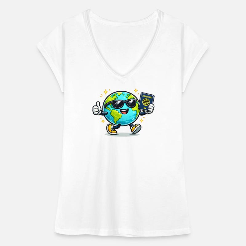 Globe Buddy Pass-Abenteuer Frauen Vintage T-Shirt