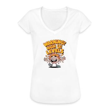 Qigong Tai Chi - T-shirt vintage Femme - blanc - Devant - Danielle (179cm)