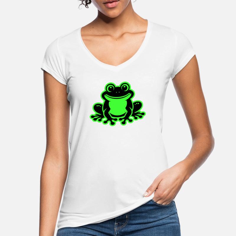 Toad Comic Frog Women's Vintage T-Shirt