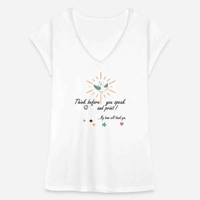 Think Frauen Vintage T-Shirt