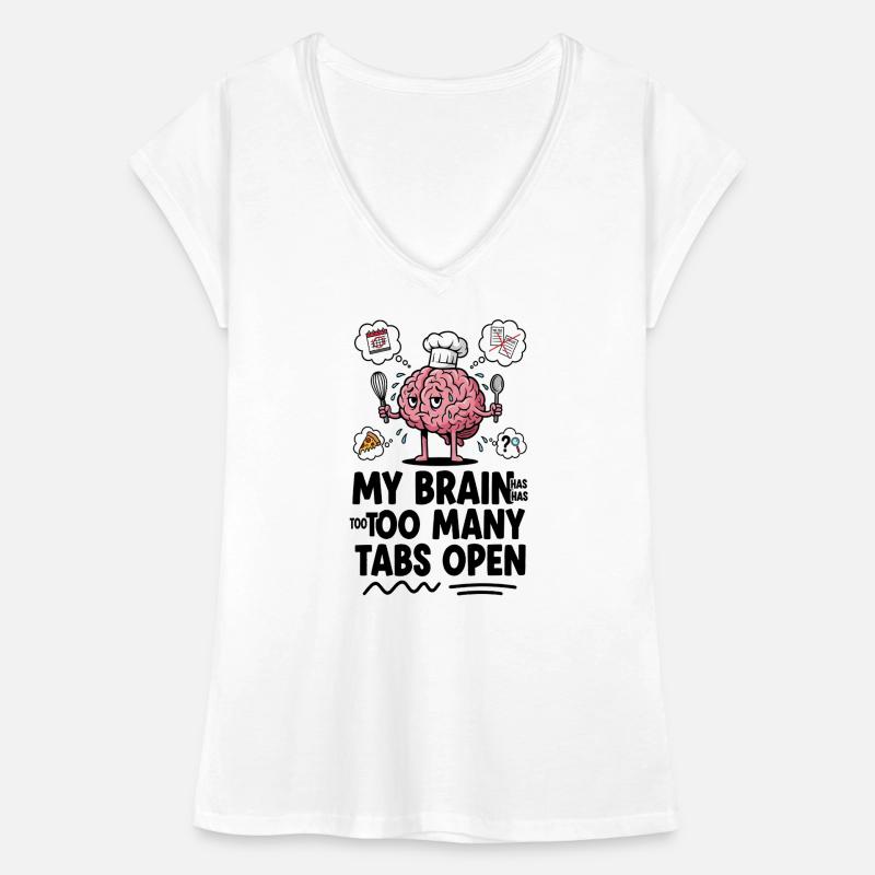 Brain Chef: Too Many Tabs Open Women's Vintage T-Shirt