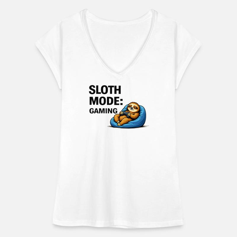 Sloth Mode Gaming Women's Vintage T-Shirt