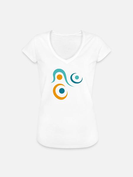 yoga-design_10 - Frauen Vintage T-Shirt - Weiß