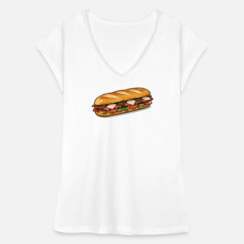 Crispy Hot Dog Comic Style Women's Vintage T-Shirt