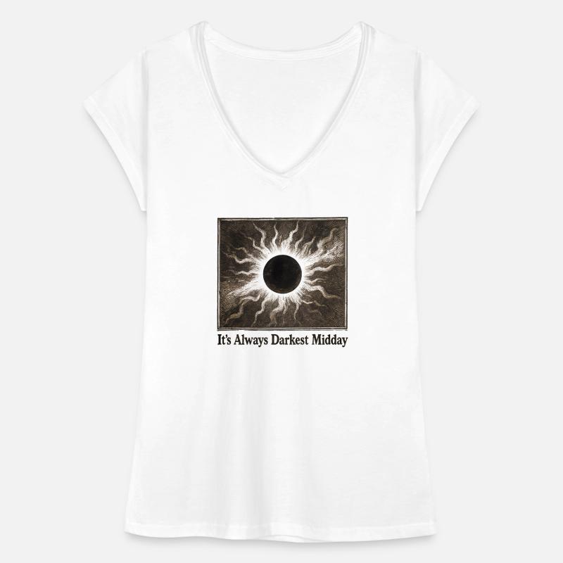 Darkest Noon | Solar eclipse Women's Vintage T-Shirt