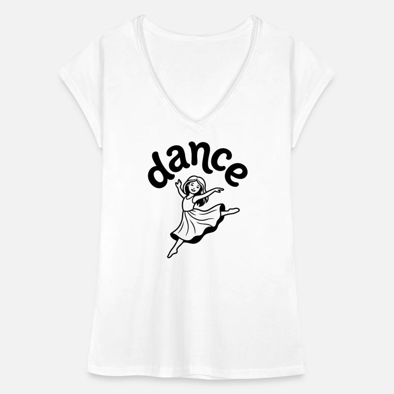 danseuse T-shirt vintage Femme