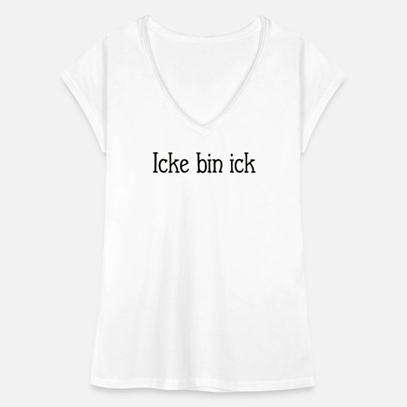 Icke bin ick Berlin T-shirt vintage Femme