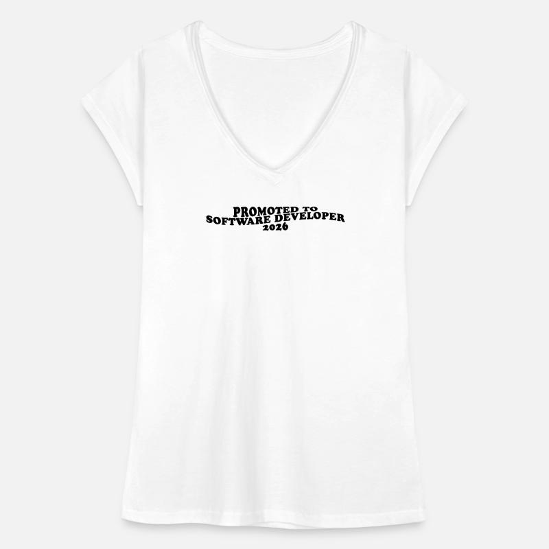 Promoted to Software Developer 2026 Frauen Vintage T-Shirt