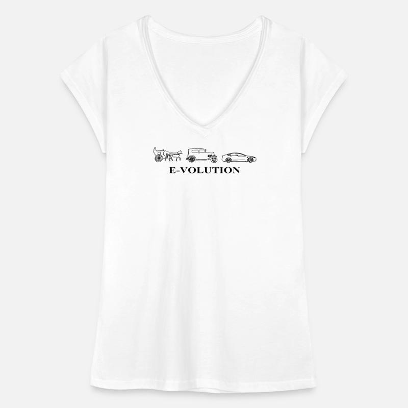 E-Volution Auto Evolution T-shirt vintage Femme