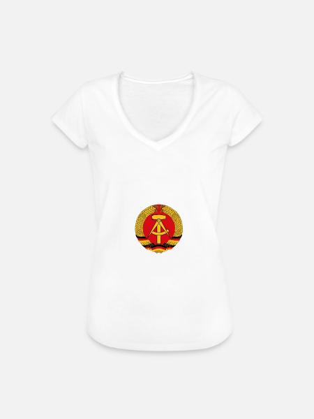 DDR - Frauen Vintage T-Shirt - Weiß