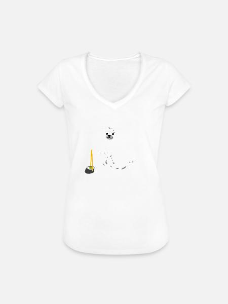 Sushi Love - Frauen Vintage T-Shirt - Weiß
