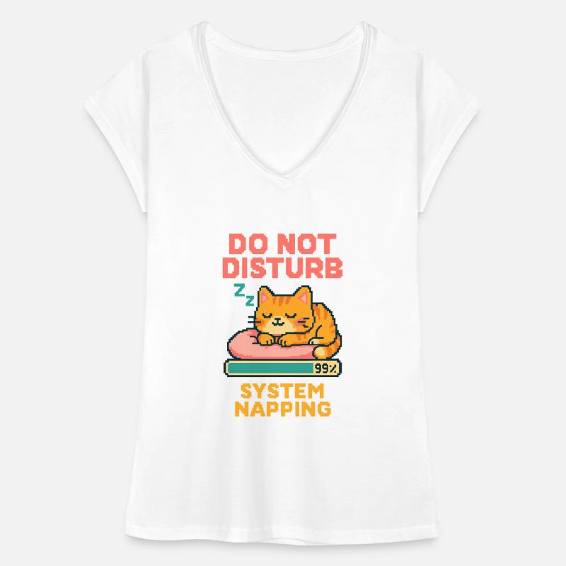 Sieste pour chat - Ne pas déranger - Sommeil du système T-shirt vintage Femme