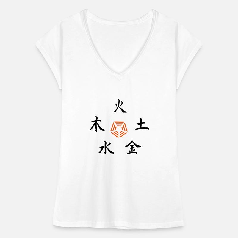 Five Elements T-shirt vintage Femme