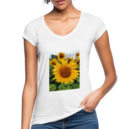 Sonnenblume - Frauen Vintage T-Shirt