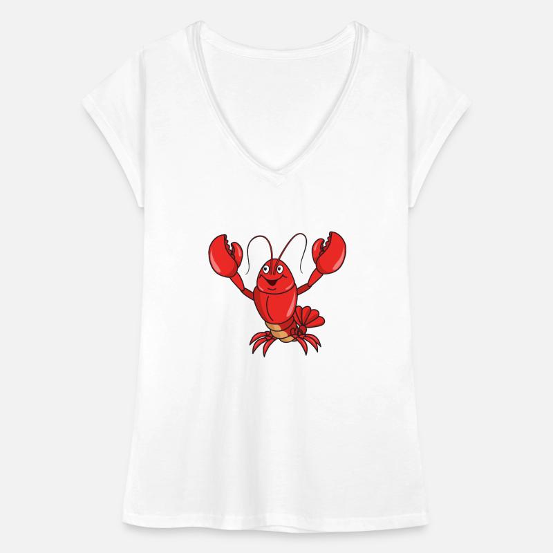 homard T-shirt vintage Femme