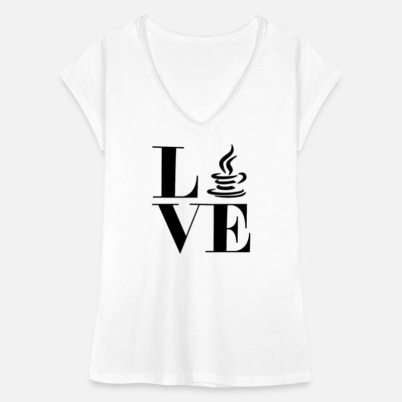Ich liebe Java Frauen Vintage T-Shirt